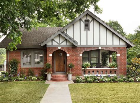 red brick tudor house